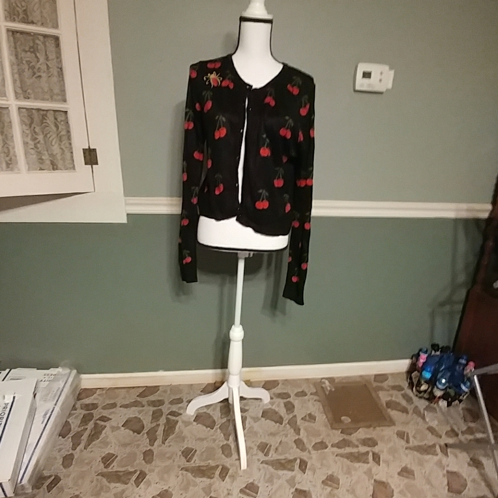 Button-up sweater